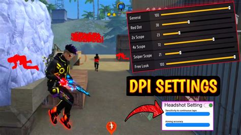 New DPI Settings In Free Fire Auto Headshot Sensitivity Setting