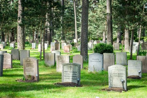 Skogskyrkogarden The Woodland Cemetery In Stockholm Sweden