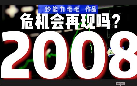 导致金融危机的5个恐慌放大器 3个底层诱因，解读2008金融危机后14年的—— 哔哩哔哩