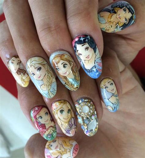 Nail Art Disney Princess Nail Art Disney Princess Nails Princess