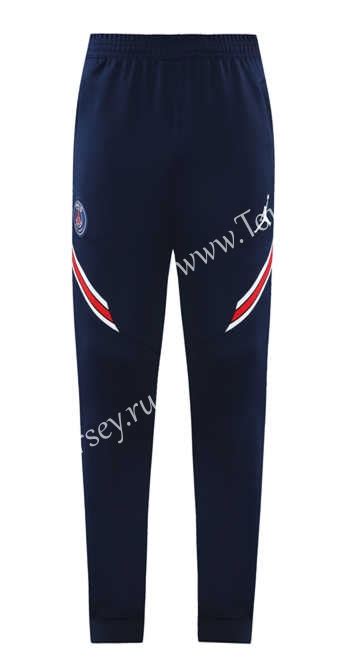 2021 2022 Jordan Paris SG Royal Blue Thailand Soccer Jacket Long Pants