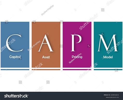 Capm Capital Asset Pricing Model With Icons Royalty Free Stock