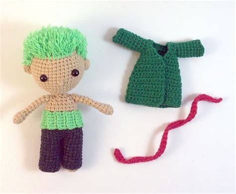 Zoro The Samurai Amigurumi Pattern By Adorable Tinies Amigurumi