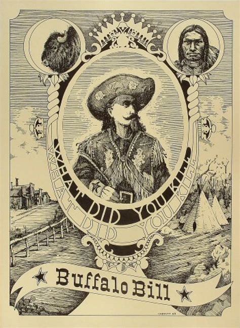 Buffalo Bill Vintage Concert Poster 1969 At Wolfgangs