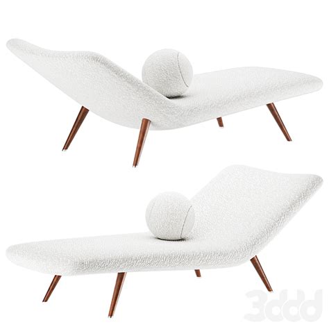 Кушетка шезлонг Theo Ruth Daybed for Eugen Schmidt Soloform, the ...