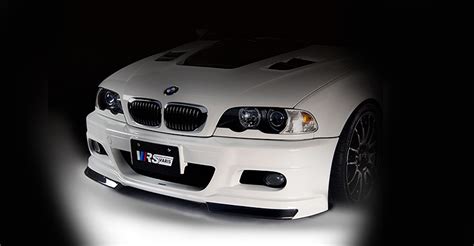 メーカー Vrs E46 M3 Street Version Front Bumper カーボン製リップガード付き クーペ 塗装済み Vrez000021 001 P0エアロカスタム