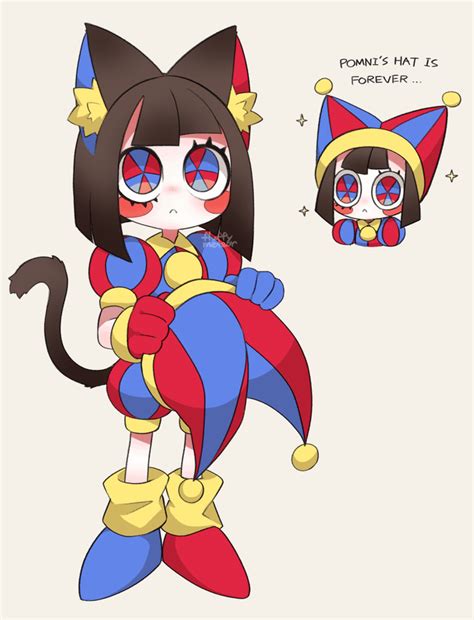 Have you ever thought what Pomni looks like without her hat? : r