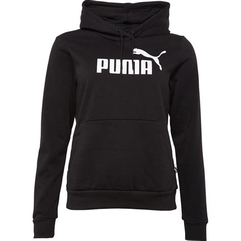 Buy Puma Womens Essentials Big Logo Fleece Hoodie Puma Black