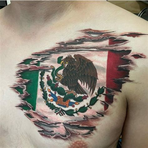 101 Best Mexican Flag Tattoo Ideas That Will Blow Your Mind!