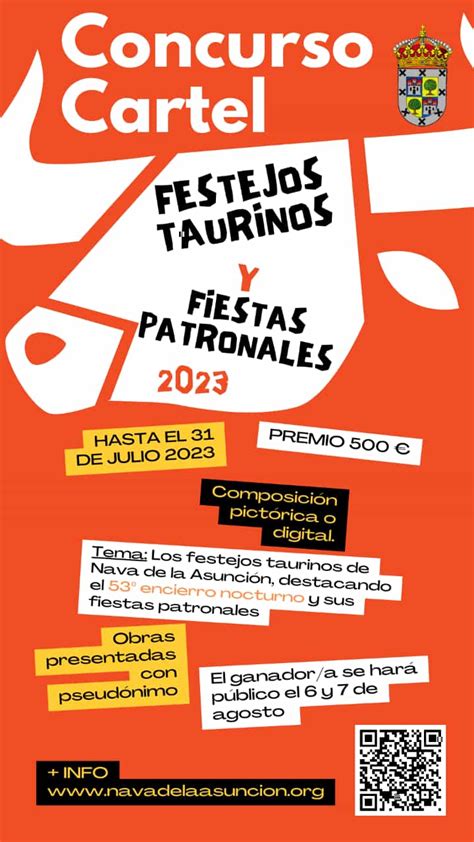 Concurso Cartel Festejos Taurinos En Nava De La Asunci N Eventos De