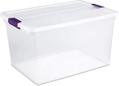 Wholesale Sterilite 66 Qt62 L Clearview Latch Box Clears 6 Pack