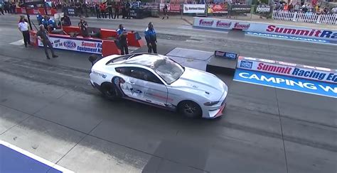 All Electric Ford Mustang Cobra Jet Sets New Quarter Mile World Record