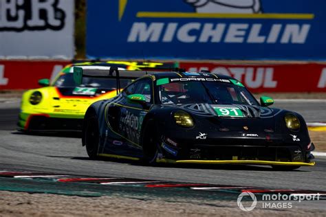 Imsa Laguna Seca Ganassi Cadillac Holds Off Tandy Porsche For Victory