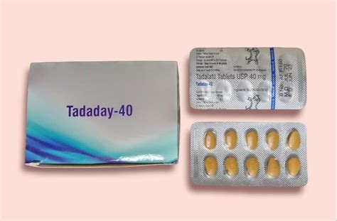 Tadalafil 40 Mg Tablet Tadaday Vidalista Tadacip Abhirise Tadarise