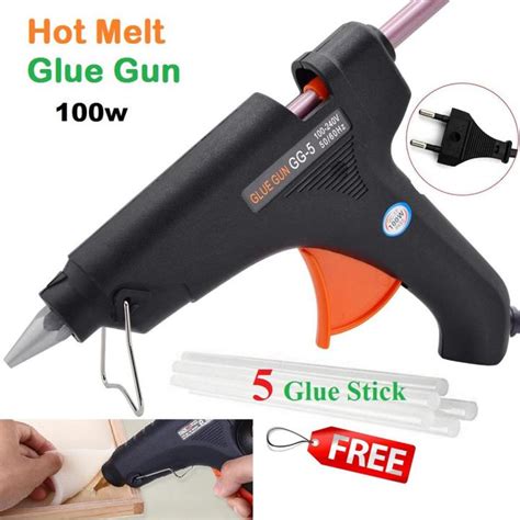 Combo Pack W Hot Melt Glue Gun With Glue Stick Watt Glue Gun For Diy Art Crafts Joint