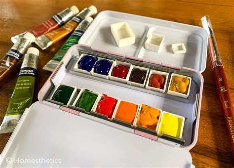 How To Fill Watercolor Pans From Tubes? | A Guide