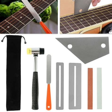 Set Gitarren Reparatur Schleifen Gitarre Bundfeile Schleifgitarre