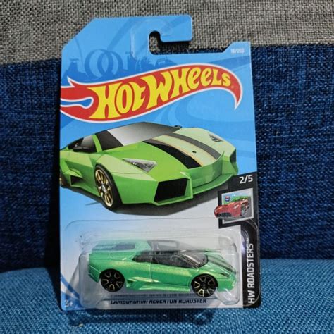 Jual Hot Wheels Lamborghini Reventon Roadster Hijau Shopee Indonesia
