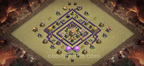 Best War Base Th7 With Link Anti 3 Stars Anti Everything Town Hall Level 7 Cwl Base Copy 30