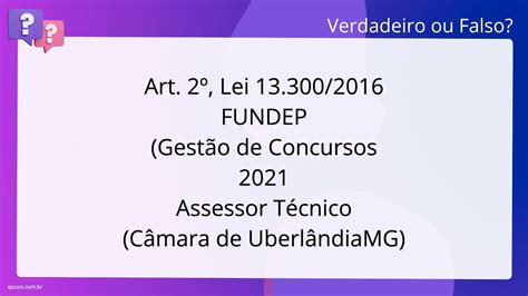 Qscon Direito Art Lei Fundep Gest O De Concursos