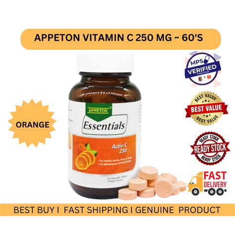 Appeton Essentials Activ C Orange For Immunity Antioxidant