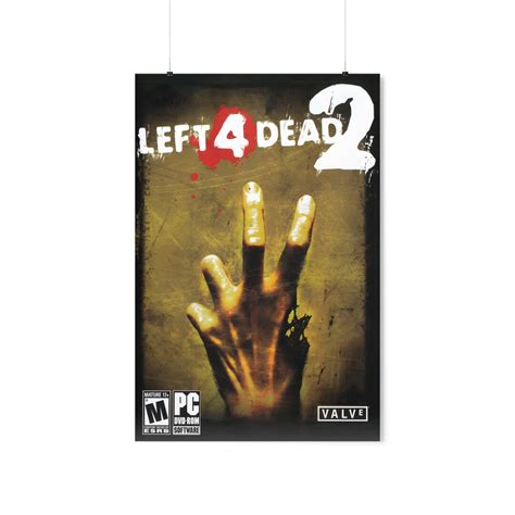 Left 4 Dead 2 Gaming Poster HD Color Game Poster Wall Poster Printed Poster Gaming Poster Gift ...