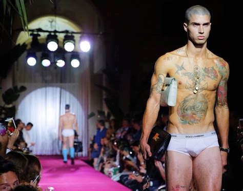 UVENIO FASHION Talk D G S Naked King Men S Fashion Show 2020