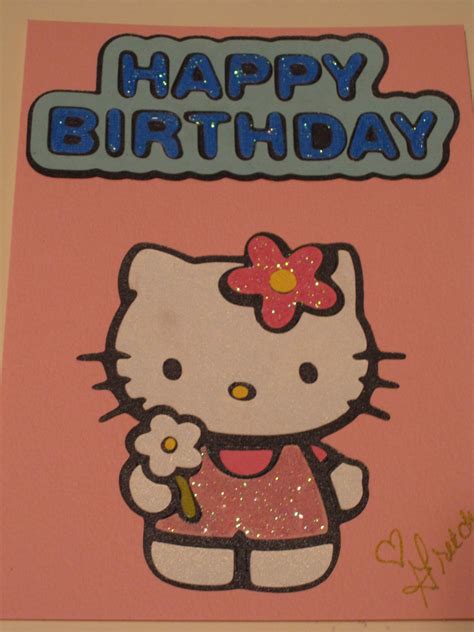 Hello Kitty birthday card | Hello kitty party, Hello kitty birthday, Cards