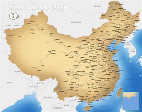 China Railway Map 2018, China Train Map - China Discovery