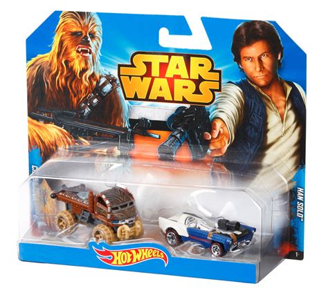 Hot Wheels Star Wars 2 Car Pack Han Solo And Chewbacca Shop Hot Wheels Cars Trucks Race
