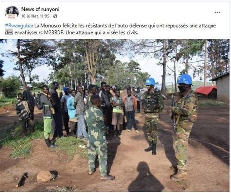 Habari Check Faux Cette Photo Ne Montre Pas Les Agents De La Monusco