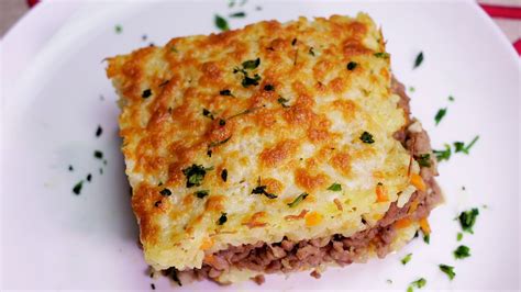 Torta De Arroz Y Carne Picada Con Queso