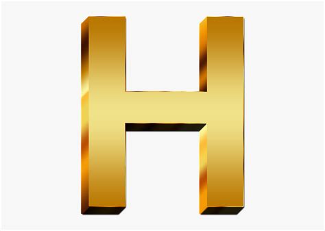 Letter H Png Letter H Gold Png Transparent Png Transparent Png