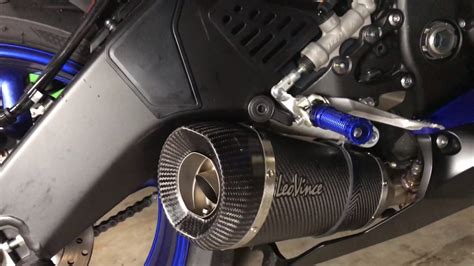 Yamaha R Full Leovince Factory S Exhaust System Youtube