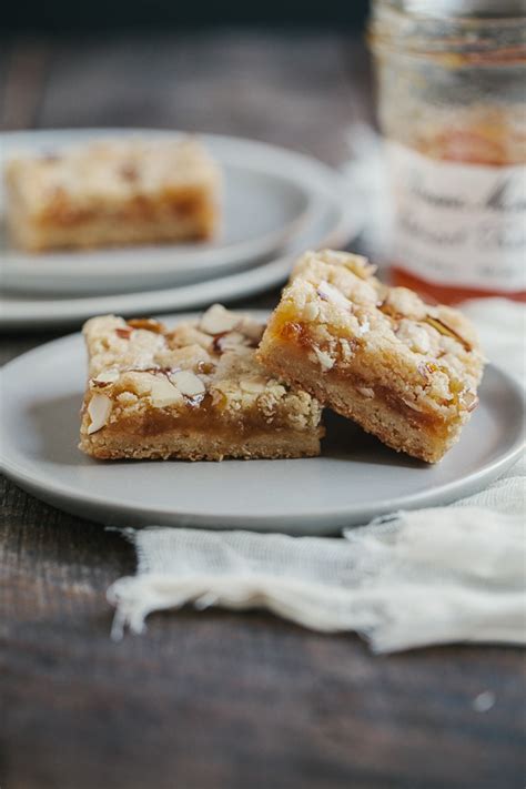 Apricot Almond Shortbread Bars