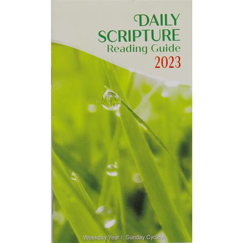 Daily Scripture Reading Guide 2023
