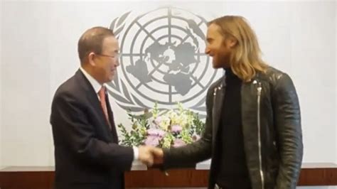 David Guetta S Associe L Onu Pour Une Action Caritative Vid O