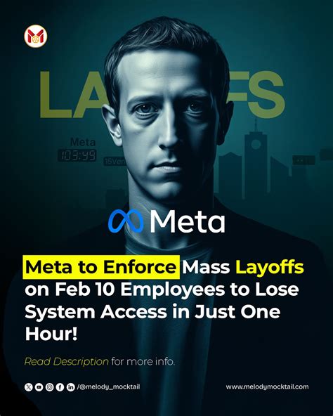 Melody_Mocktail | Meta will begin performance-based layoffs on February