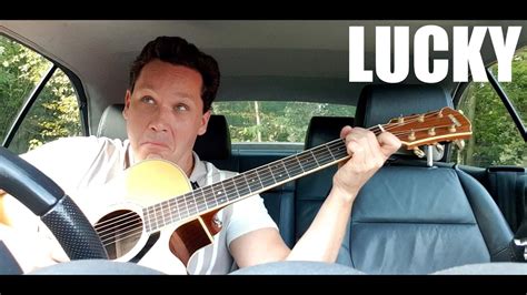 Jason Mraz Lucky Acoustic Cover Youtube