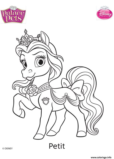 Coloriage Palace Pets Petit Disney Dessin Palace Pets à imprimer