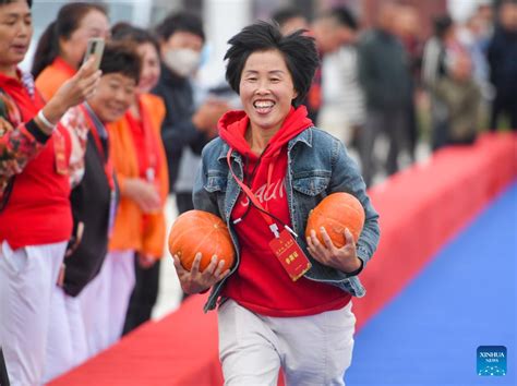 People Celebrate Upcoming Chinese Farmers Harvest Festival In China S