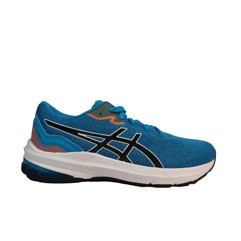 Asics Gt 1000 11 Gs Island Blueblack Childrens Lace Up Running