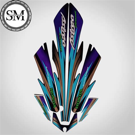 Jual Stiker Striping Body Motor Honda Astrea Grand List Stiker