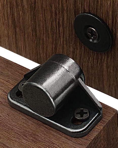 Sunivaca Magnetic Door Catch Strong Door Magnetic Catches Black 4