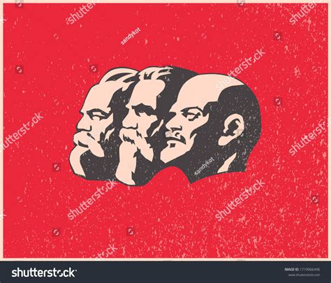 World Communist Leaders Vector Illustration Stock Vector (Royalty Free ...