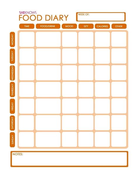 37 Food Journal And Diary Templates To Track Your Meals