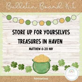 Monthly Christian Bible Verse Bulletin Board BUNDLE by RainbowTown