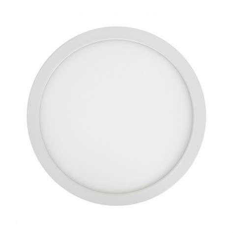 Plafonnier LED Rond 18W Extra Plat 1800lm CCT Sélectionnable Duraled