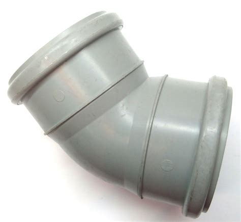 Отвод двухраструбный 45*, внутр.канализация - 110 мм - купить с ...