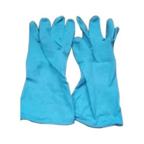 Nitrile Blue Rubber Heavy Duty Gloves Size Free Size At Rs 30pair In